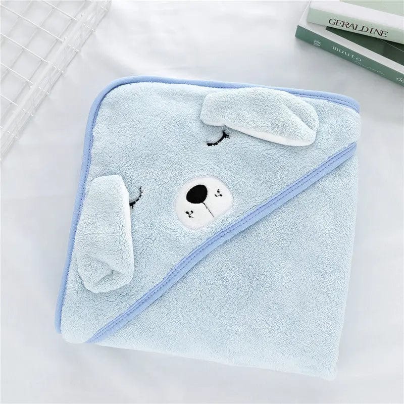 Serviette à capuche animaux pour bébé Mini Merveille