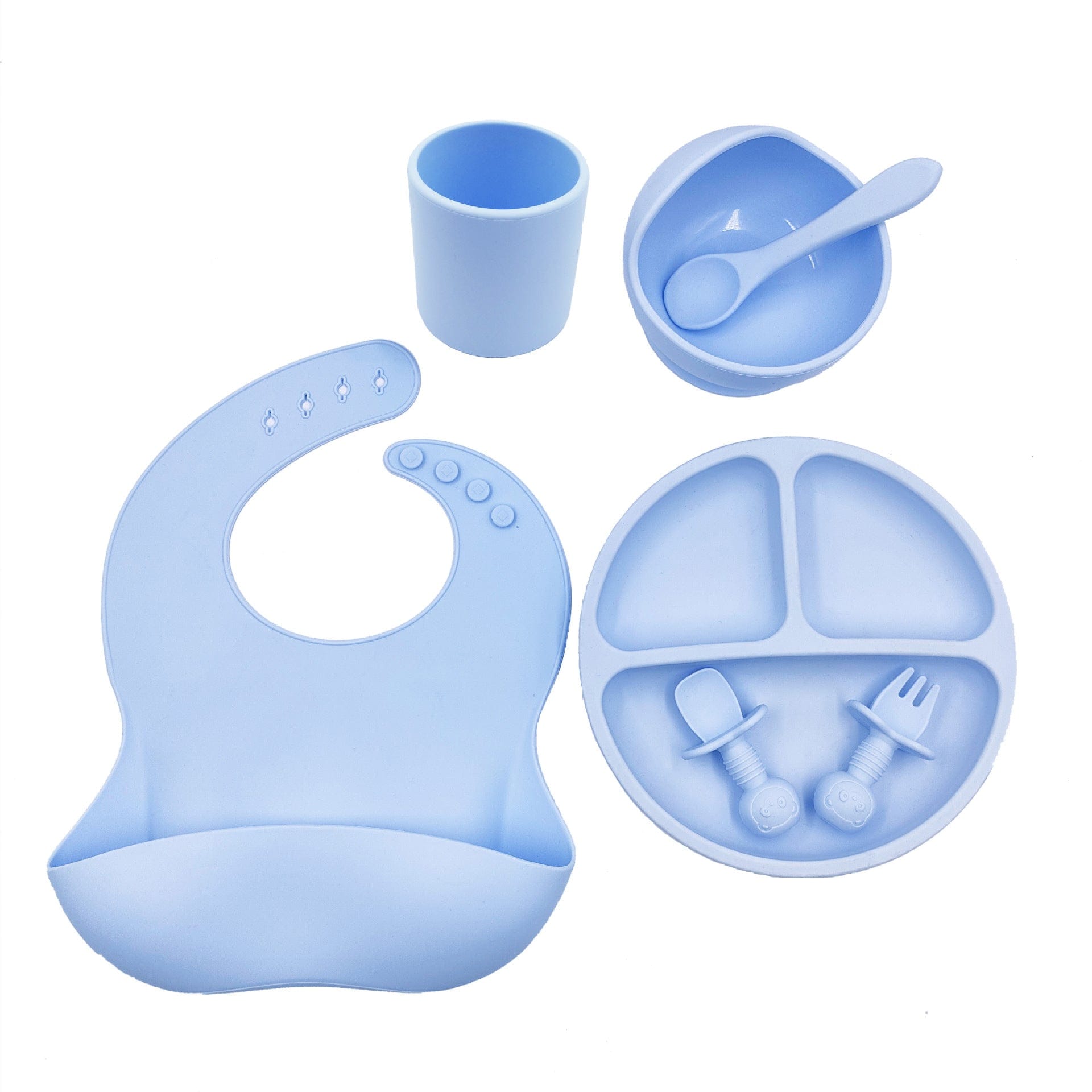 Set de Vaisselle pour bébé Bleu Mini merveille