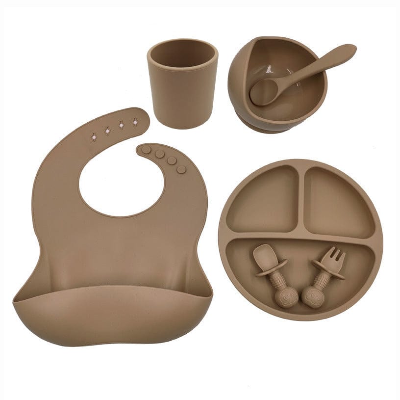 Set de Vaisselle pour bébé Marron Mini merveille