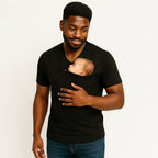 T-shirt kangourou pour parents - Mini merveilleCJWJYEYE00495-Dad Black-S