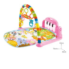 Tapis d'éveil avec piano pour bébé Rose Mini Merveille