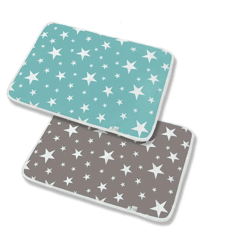 Tapis imperméable en coton pour bébé Ensemble 2 tapis Mini merveille