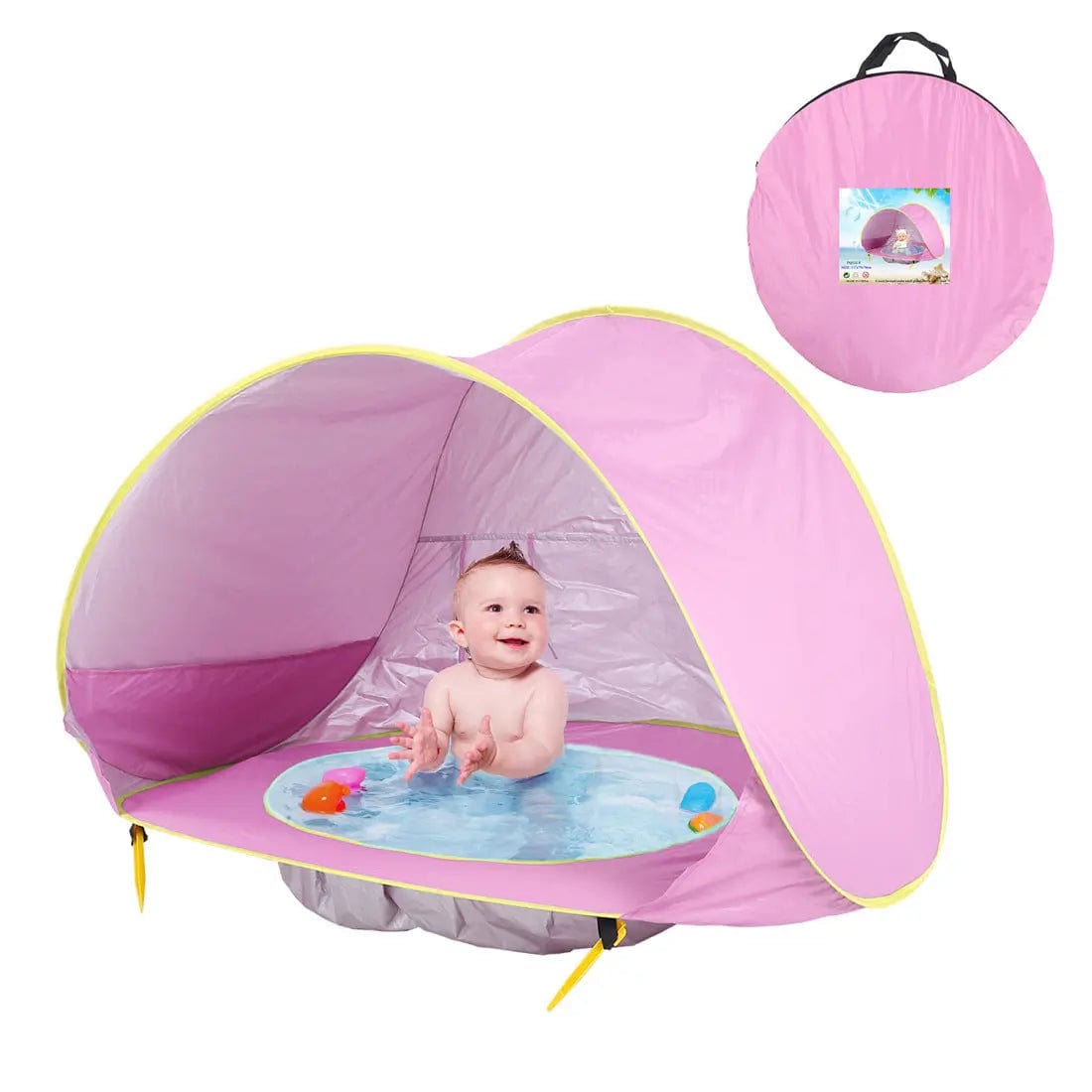 Tente de plage pour bébé Rose clair Mini Merveille