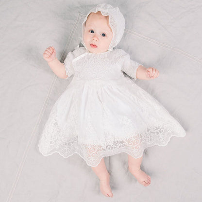 Tenue de Baptême pour Bébé Fille Mini merveille