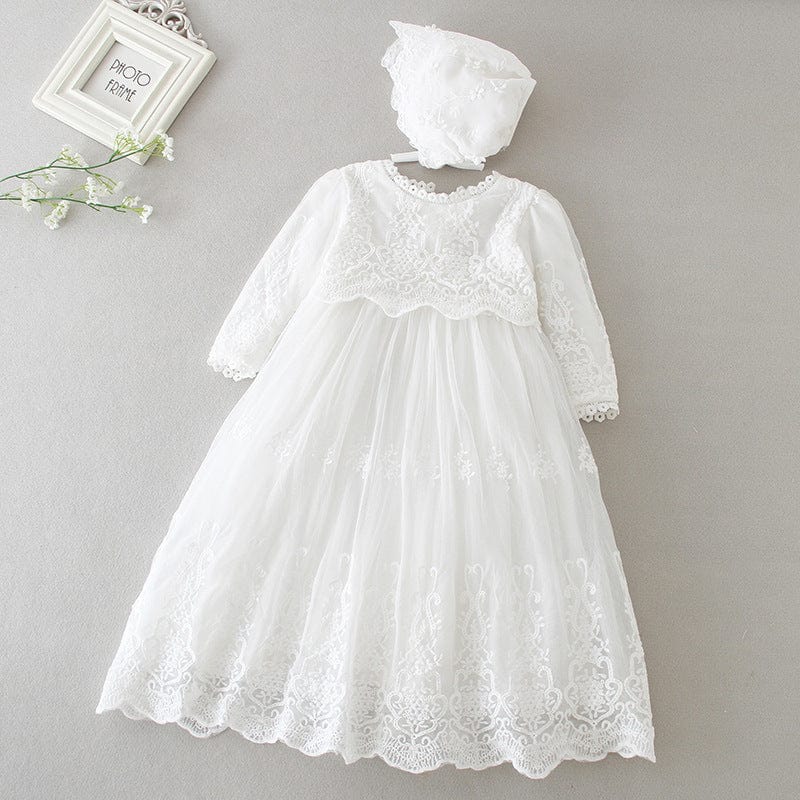 Tenue de Baptême pour Bébé Fille Mini merveille