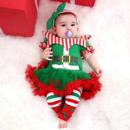 Tenue de Noël pour Bébé 0-3 mois Mini merveille