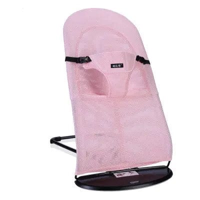 Transat pliable bébé confort en coton Rose Mini Merveille