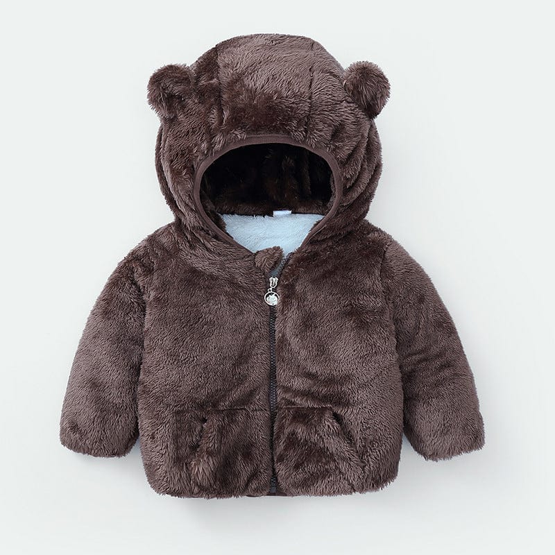 Veste Nounours pour Bébé Café / 6-12 mois Mini merveille